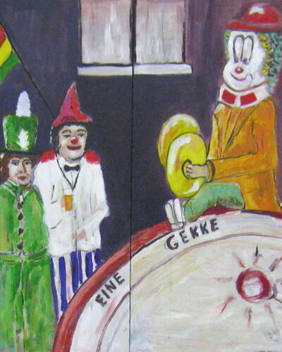 Carnaval Acryl Carnavalsbord 3 114 x 318 [Huppel]