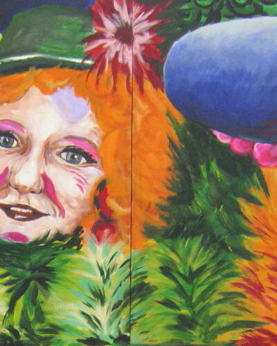 Carnaval Acryl Carnavalsbord 2 114 x 318 [Huppel]