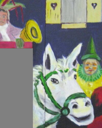 Carnaval Acryl Carnavalsbord 6 114 x 318 [Huppel]