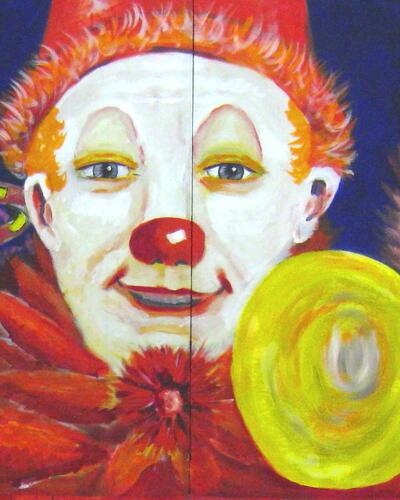 Carnaval Acryl Carnavalsbord 5 114 x 318 [Huppel]